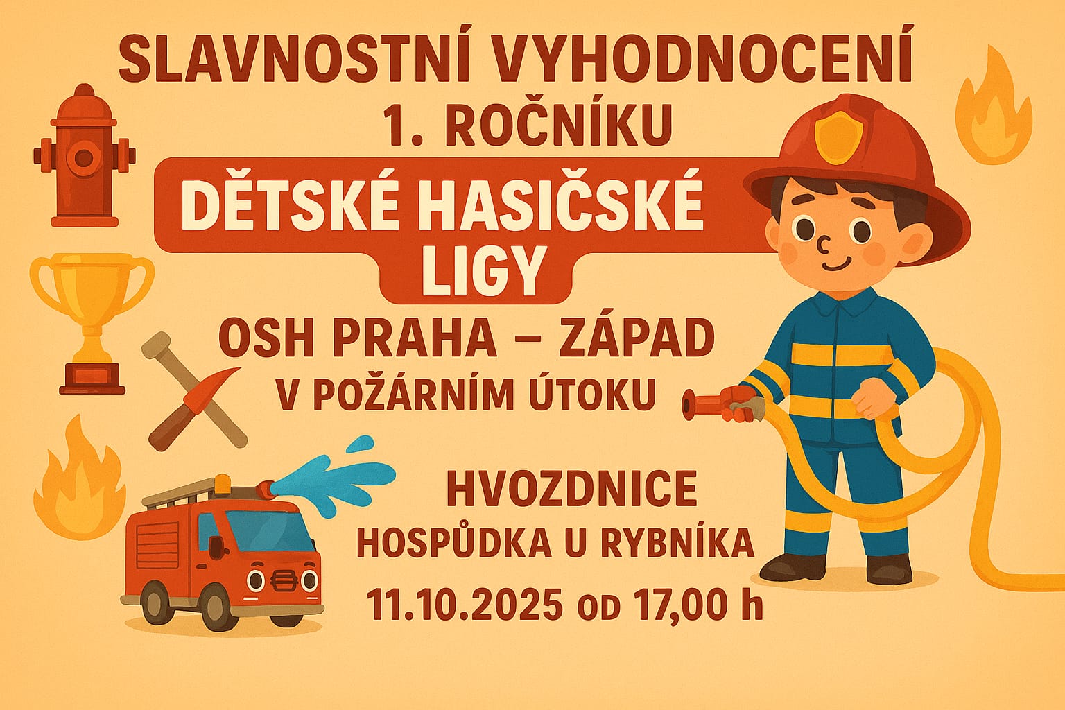 2025 Liga požární útok vyhodnocení