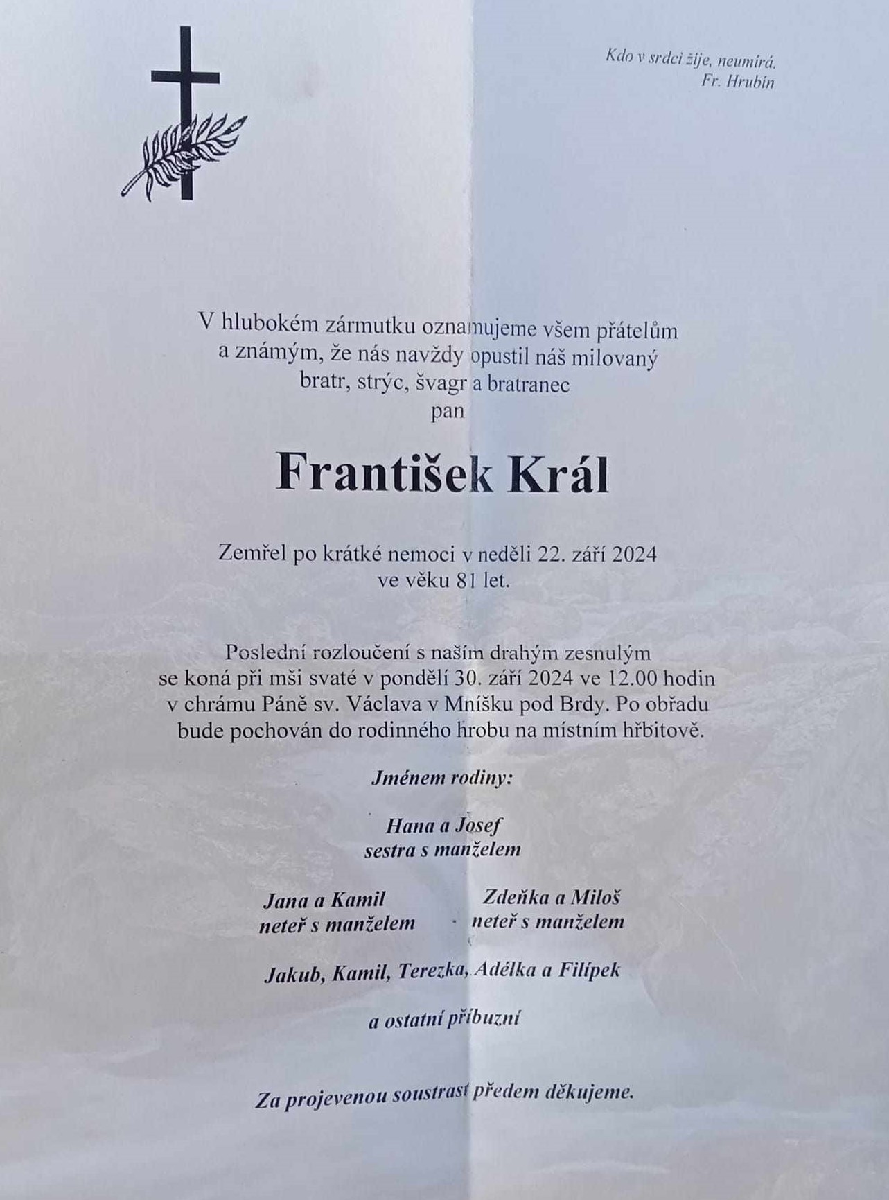 Parte František Král 